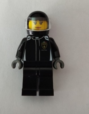 LEGO Minifigur ''Lamborghini Urus ST-X Rennfahrerin'' (Sammler-Nummer sc084)