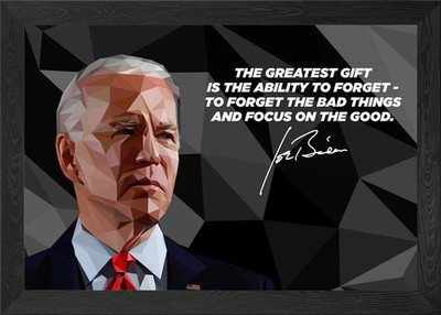 Joe Biden Kamala Harris gerahmtes Wandbild Poster Leinwanddruck Bild
