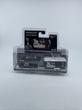 Greenlight The Godfather Hitch & Tow 1972 Chevrolet C-10 1955 Cadillac & Trailer