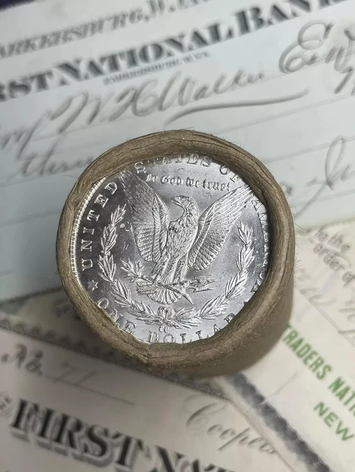 Lot of 5 1878-1893 CC Morgan Dollars US Mint Coin - 26.73g Silver BU Mixed Dates - Image 4 of 4