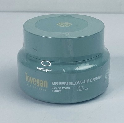 Tovegan ~ Green Glow-Up Cream 50mL / 1.69 fl oz Vegan Cruelty Free Moisturizer