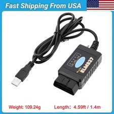 ELM327 OBD2 Adapter for Scan F150 F250 Car Diagnosis on Windows with V1.5 Chip