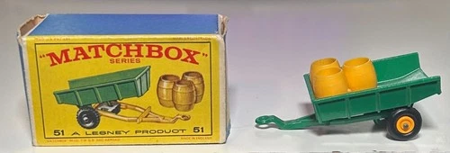 Matchbox Lesney #51 Tipping Trailer with Box