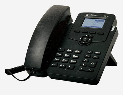 LOT of 12 AudioCodes 405HD IP Office Desk Phone 2-Line VoIP   Teams/Skype/SIP