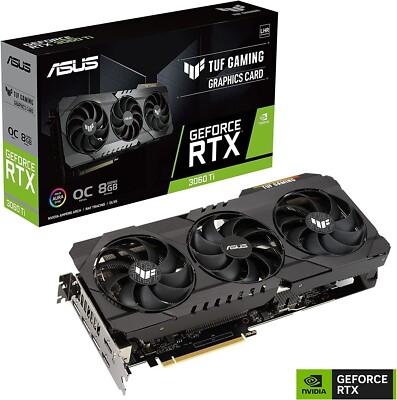 NEW ASUS TUF Gaming RTX 3060 Ti  FACTORY SEALED TUF-RTX3060TI-O8G-V2-GAMING