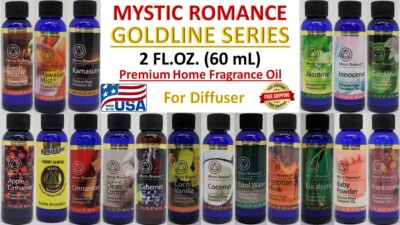 Buy 2, Get 1 FREE MYSTIC ROMANCE GOLD LUXURY Premium Home Fragrance Oil 60mL/2oz