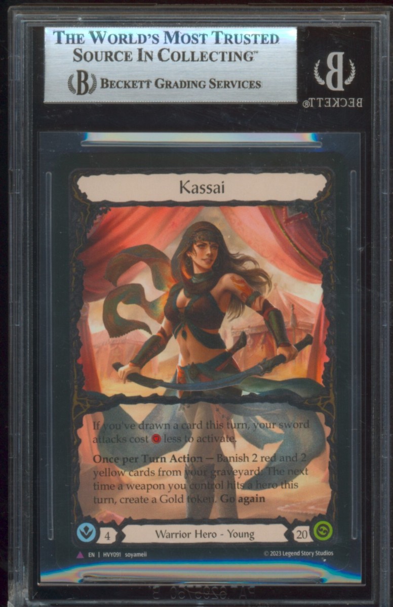 Flesh and Blood FAB Kassai Marvel Heavy Hitters BGS 9.0 TOP | eBay