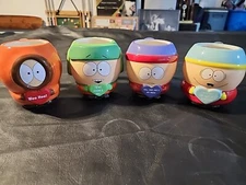 SOUTH PARK VALENTINES DAY MUG SET OF 4 Kenny, Kyle, Stan, Cartman 