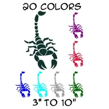 Scorpion Sticker Vinyl Decal - Zodiac Scorpio Desert for Truck Bumper Car Window