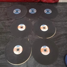 Norton Clipper Masonry & Concrete 12" Safety Blades Cutting Wheels Flexovit Lot