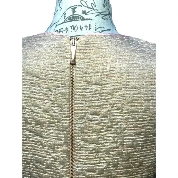 Abito Kate Spade Della tutto ciò che glittera in oro rosa taglia 6 nuovo con etichetta