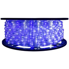 2 Color Blue  Cool White LED Rope Light - 120 Volt - 148 Feet