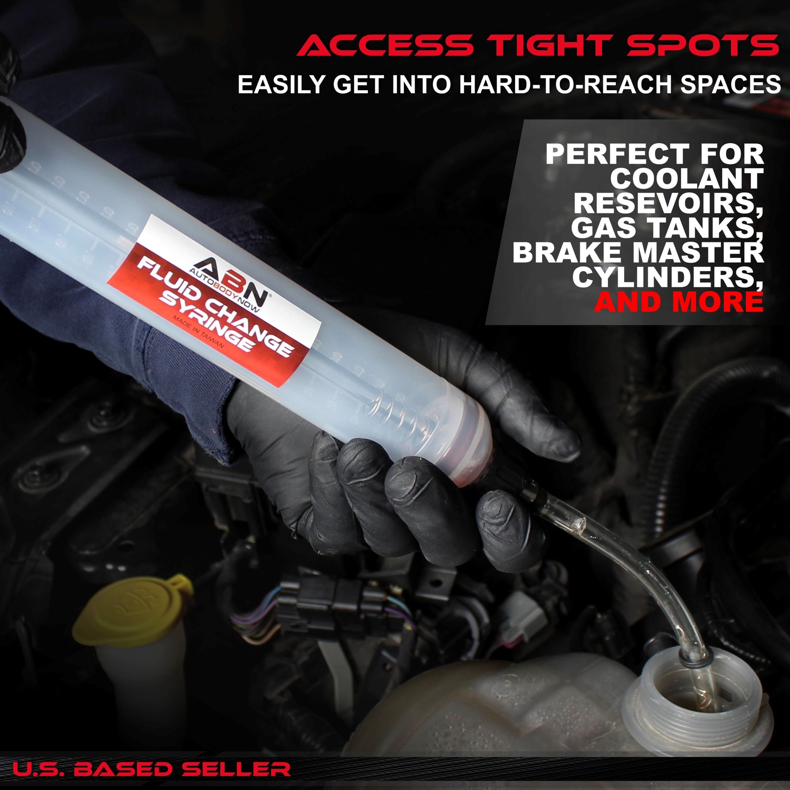 ABN Oil Change Syringe Brake Fluid Extractor Pump Automotive Oil