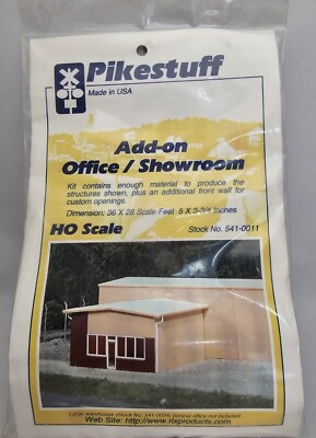 PIKESTUFF HO ADD-ON OFFICE/ SHOWROOM # 541-0011 NEW MINT IN ORIGINAL PACKAGING
