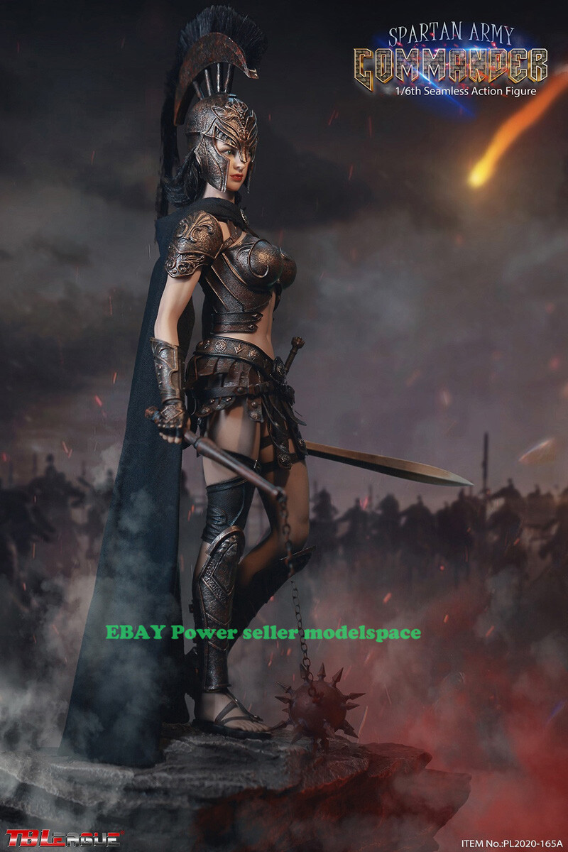 TBLeague PL2020-165A 1/6 Spartan Army Black Commander Female