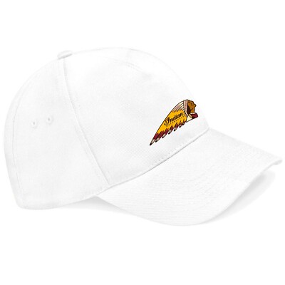 Indian Panhead angels Motorrad Weiße Baseball Cap Baseballcap - K054-Weiß