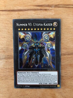 Yu-Gi-Oh Secret Rare Nummer 93 Utopia Kaiser BLHR-DE093