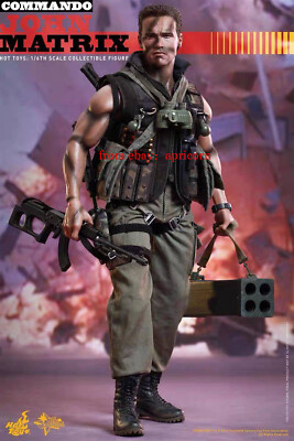 HOTTOYS HT MMS276 Commando Arnold Schwarzenegger 1/6 Male Action