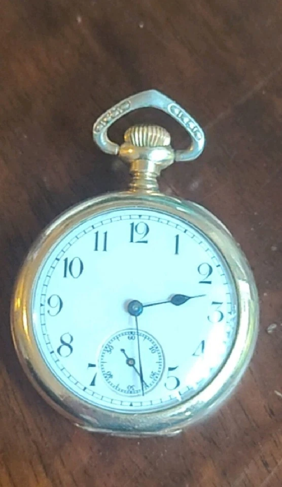 1903 Waltham 15 камней 14kGold заполненный карманные часы 0s отличном  - Изображение 2 из 4