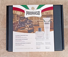 Proraso Classic Shaving Duo Box  Green, Red, White  Refresh, Coarse, Sensitive