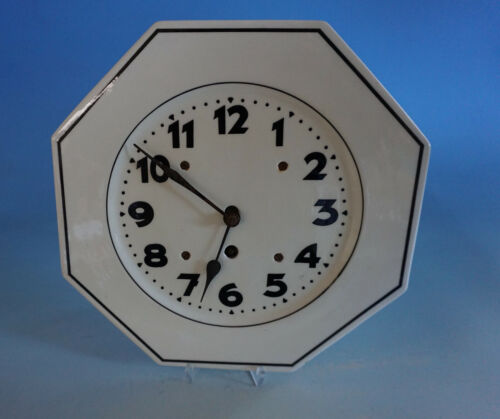 RS1221-133 : belle horloge murale art déco horloge de cuisine horloge céramique  - Photo 1/3