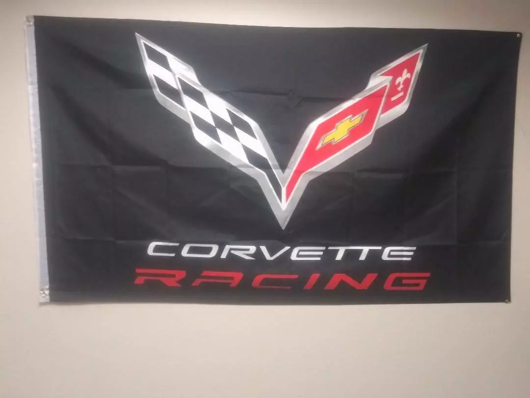 Corvette 2024 racing flag