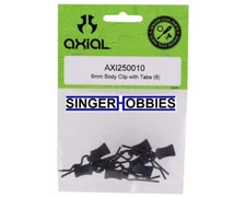 Axial AXI250010 6mm Body Clip w/Tabs (8) HH