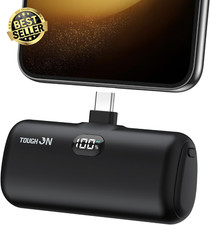 Mini 5000mAh USB-C Power Bank – Portable Charger for iPhone 16/15, Samsung, More