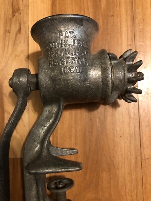 Antique Universal Food Chopper LF&C New Britain Conn USA No.0 & Meat Grinder
