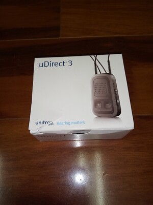 Unitron uDirect 3 Hearing Aid Bluetooth Streamer & Remote Control , Charger + EU