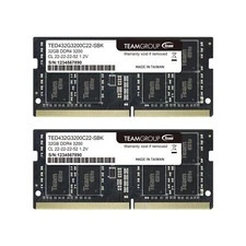 TEAMGROUP Elite DDR4 64GB Kit (2 x 32GB) 3200MHz PC4-25600 CL22 Unbuffered No...