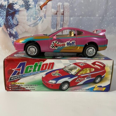 Noblexpressions Action Super Power Racing Car Plastic Battery Operated Toy NIB