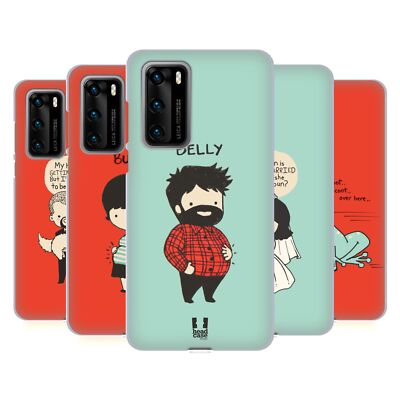 HEAD CASE DESIGNS LOVE STRUCK SOFT GEL CASE FOR HUAWEI PHONES 4