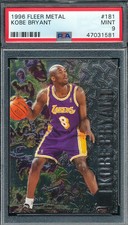 BOSS PSA 9 MINT KOBE BRYANT ROOKIE 1996 FLEER METAL #181 GRADED MAMBA TPHLC-1581