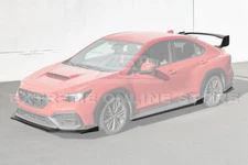 For 22-Up Subaru WRX | JDM CS Style ABS Matte Black Exterior Aero Body Kit Combo