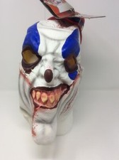 Scary Clown Mask Adult Size for Evil Clown Mime Halloween Mask full face