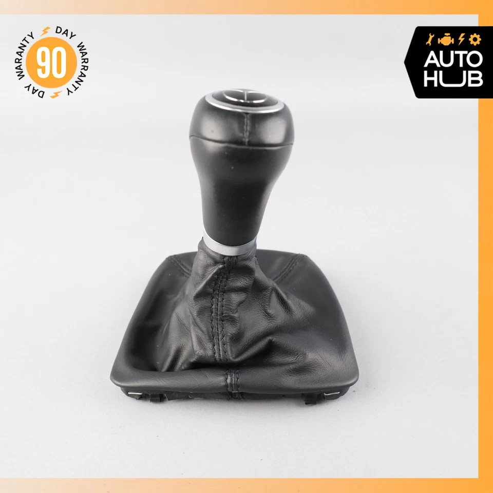 12-16 Mercedes R172 SLK250 SLK300 palanca de cambios perilla bota cubierta negra OEM 40k Foto 3 de 4