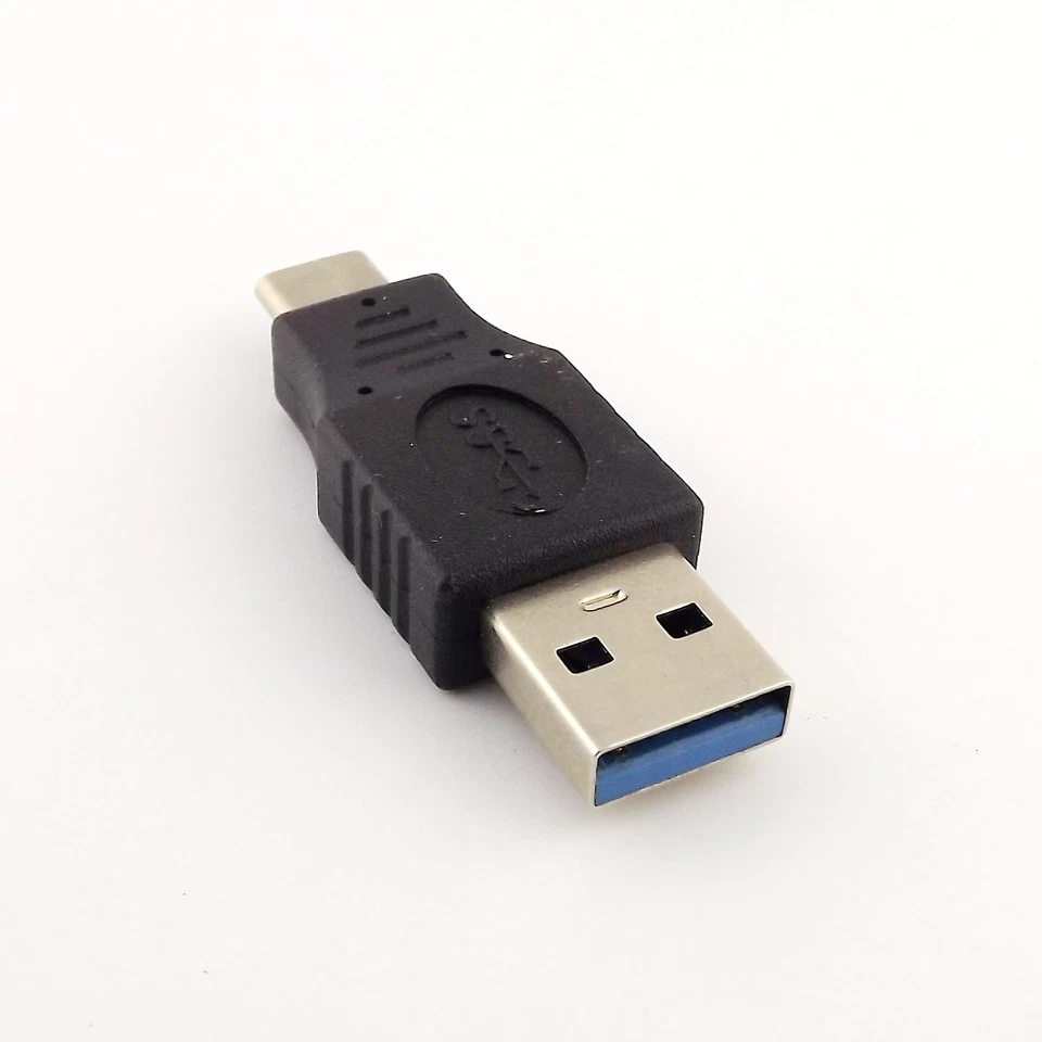 USB 3.0 A Male to USB 3.1 Type C Male Sync Data Power Supply Adapter Converter - Image 3 of 4