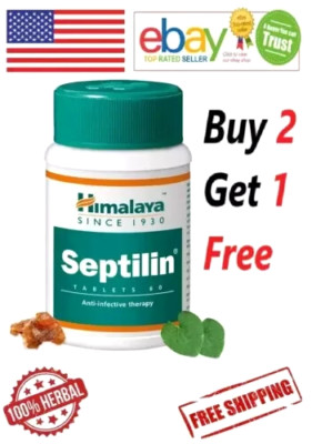 Himalaya Septilin Tablets For Immunity Boosts Herbal FREE SHIP 2027 Buy 2 Get 3