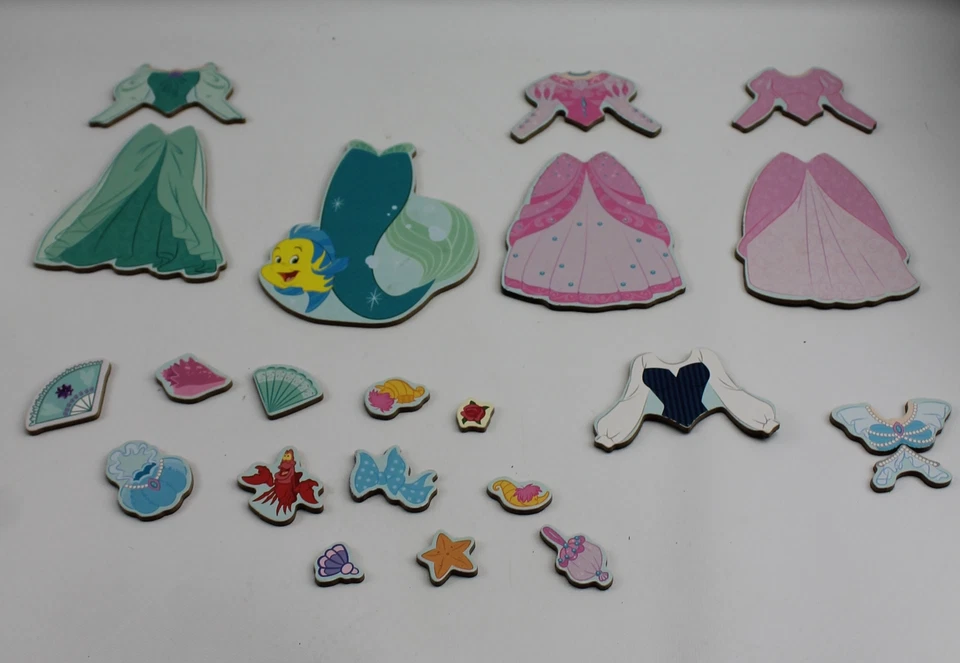 Disney Ariel Sirenita Magnético Vestir Puzzle Set Melissa and Doug Foto 2 de 2
