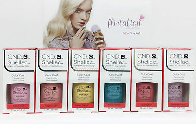 CND Gel Polish .25oz- Pick any Color From FLIRTATION Collection- Shellac