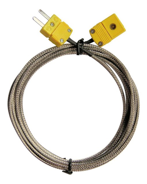 K Type Thermocouple Extension Cable 3 Metre with Male and Female Mini