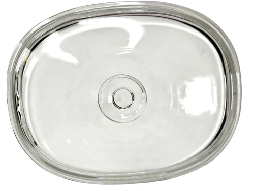Pyrex Lid Replacement DC 1 1/2 C Corning ware Glass Oval 8 1/2" x 11" Vintage