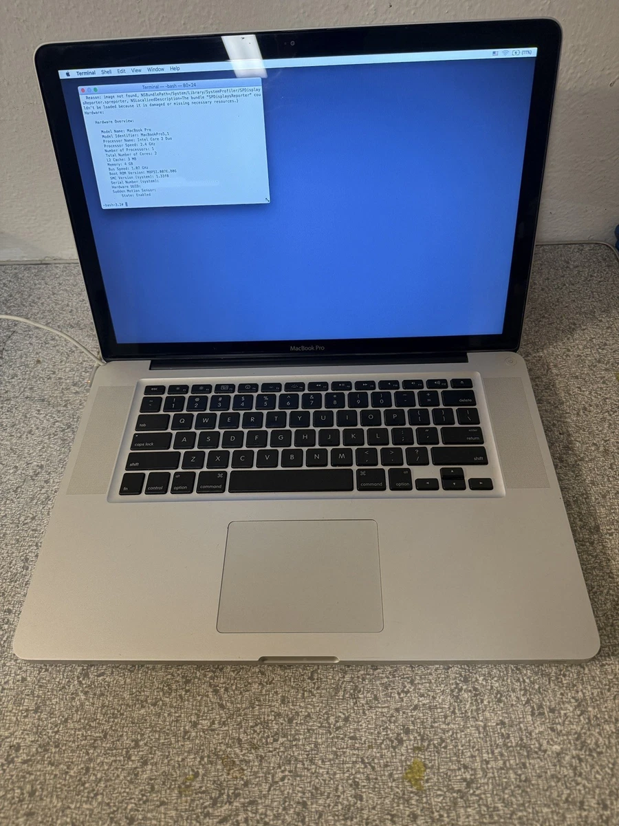 2008 Apple MacBook Pro Laptops for sale - eBay