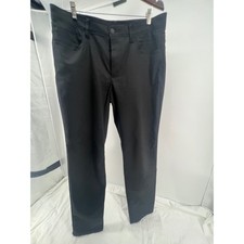 Calvin Klein Black Straight Leg Dress Pants Mens Size 36x34