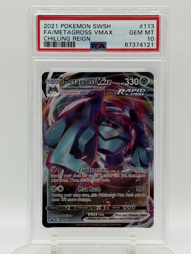Metagross VMAX graded PSA 10 for sale on eBay