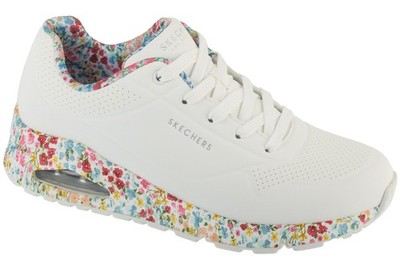 Sneaker Damen, Skechers Uno - Majestic Garden, Weiß