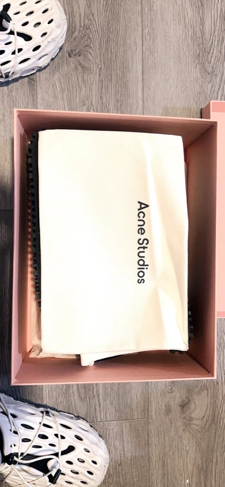 Acne studios black Suede / Leather sneakers - Image 2 of 4