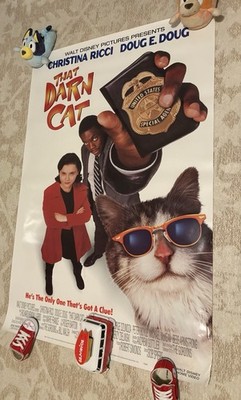 THAT DARN CAT (27x40) Original Theater Poster Disney 1997 - Rolled