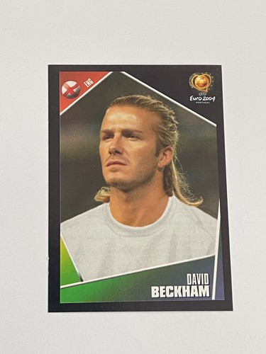 David Beckham #124 2004 Panini UEFA Euro card